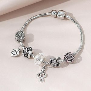 Link bransoletki gd musujący srebrny kryształowy kryształ skorpionowy bransoletka bransoletka zodiak regulacyjny dla kobiet