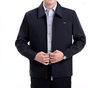 Herrjackor 2023 Klassiska kläder Spring Autumn Business Jacket Coat Fashion Cotton for Men 5xl Daily