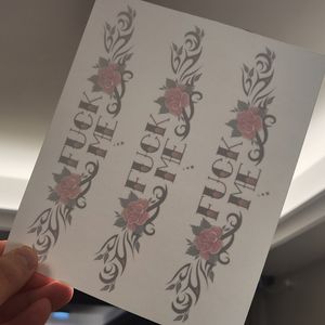 flower,Cuckold Temporary Tattoo Fetish for Hotwife cuckold