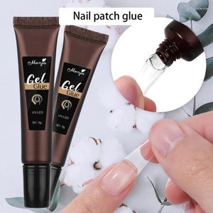 Gel para unhas 15ML Tips Cola para postiços Função de extensão rápida Art Transparent Polish Soak Off UV False