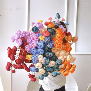 Декоративные цветы шелк роза лотос