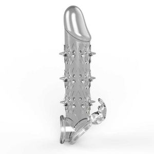 Toys Sex Doll Massager Masturbator for Men Women Blowjob Vaginal Automatic Sucking Hollow Wearing Crystal Wolf Teeth Set Enlarges Thick Penis Delayed Sperm Locki