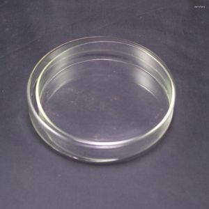 Placas de Petri com tampas de vidro transparente 100 mm