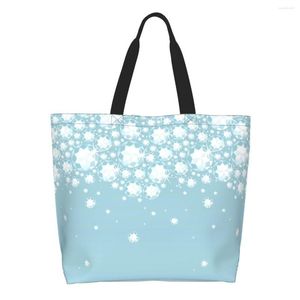 Alışveriş çantaları yeniden kullanılabilir moda parıltı rhinestones çanta kadın tuval omuz tote dayanıklı kristaller elmas bakkal alışveriş