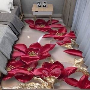 Carpet Luxury Living Room Study Rugs Girl Pink Bedroom Bedside Mat Decor Kids for Kidsroom Modern Bathroom 230721