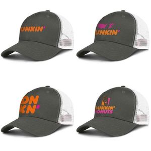 Dunkin Donuts Logo kawy Męki męskie i kobiety Regulowane Trucker Meshcap Golf Cool Team Classic Baseballhats Dunkin'Brands Logo Do284R