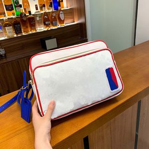 Valigette di lusso da uomo Designer Business Tote Bolsas Borsa a tracolla quadrata con fiori antichi