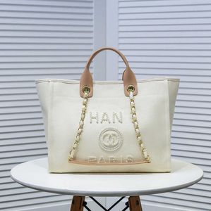 Tasarımcı Deauville Tote Lüks Üst Tutar Alışveriş Çantaları CC Cüzdan Cüzdan Crossbody Bayan Erkekler Lüks Debriyaj Seyahat Zinciri Çanta Pochette Baget Çanta