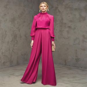 Vestidos Formalize zawsze ładne dwupoziomowe imperium matka panny młodej pant garnitury High Collar Lady Cuit Suits Vestido de Madrinha238d