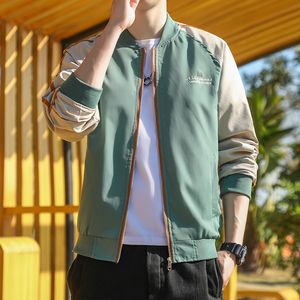 Giacche da uomo Spring Men Casual Fashion Slim Bomber Jackets Uomini Over -Coat Gacche da baseball Giacche da uomo Top Male Clothing 3xl 230721