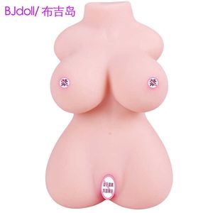 Toys Sex Doll Massager Masturbator för män Kvinnor Vaginal Automatisk sugande bukit Rundben Halva kropp Solid Male Famous Tool Yin Hip Invertered Mold Masturbation Adul