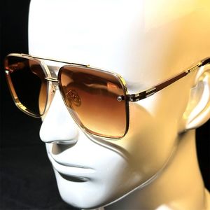 Óculos de Sol Luxo Masculino 2023 Moda Vintage Óculos Quadrado Feminino Óculos Retrô Gota Gafas De Sol Lentes Sol
