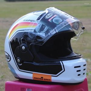 Capacetes de motocicleta O mais recente capacete NEO de alta qualidade para homens e mulheres Personalidade Four Seasons Racing Electric Car Full Face