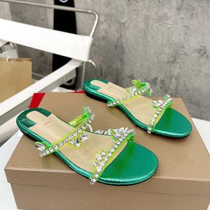 Luxury Brand shoe Summer Sandals Designer Slippers Slides Floral Brocade Genuine Leather Flip Flops Man Women Shoes Sandal Effortlessly Casual shoes brand S373 002