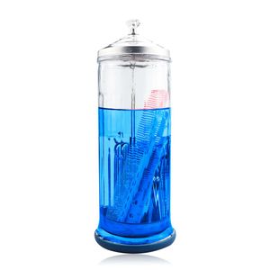 Large Capacity Disinfection Bottle Disinfecting Jar Two Size Design Available Bottle Variety Of Barber Supplies Disinfection Bottl2466