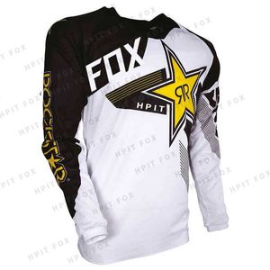 Men's T-Shirts motorcycle mountain bike team downhill jersey MTB Offroad DH bmx bicycle locomotive shirt cross country mountain hpit fox jersey