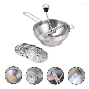 Dinnerware Sets Multifunctional Manual Grinder Stainless Steel Jams Machine Making Vegetable Crusher For Fruits Sauces Purees Kitchen