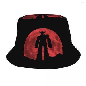 Berets Sommer Kopfbedeckung Red Moon Grendizer Mazinger Z Zubehör Bob Hut Sun Robot Goldorak Actarus Panama Angelkappen Outdoor