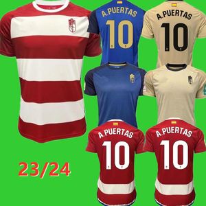 CAMISETA 2023 2024 GRANADA CF Jerseys de futebol Bryan A.Puertas Soro Uzuni 23 24 Granada Jesus Vallejo Shon Weissman F.Diedhiou C.neva Futebol Shirts Bryan Bicard