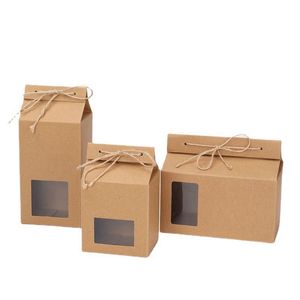 TEA PACKAGE BOX GRUND WRAP CARTOBART KAFTA PAPPER Fällt matmutter Container Matförvaring Standing Up Packing Bags Pouch