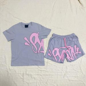 남성용 T 셔츠 중앙 CEE SYNA SUMMER SHIRTSHORT 세트 월드 셔츠 Synaworld Tracksuit 의류