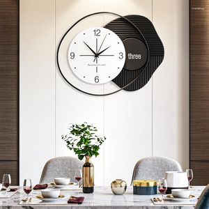 Wall Clocks Geometry Minimalist For Home Living Room Kitchen Restaurant Decoration Quiet Hanging Watch Orologi Da Parete