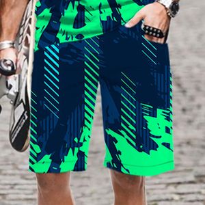 Shorts Masculino Roupa Masculina Padrão Graffiti Confortável Streetwear Masculino/Feminino Verão Harajuku Legal Impresso em 3D Secagem Rápida Grande