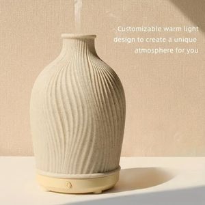 Umidificatore elegante a forma di vaso da 1pc: goditi l'aria pulita con la purificazione dell'aria ad ultrasuoni!