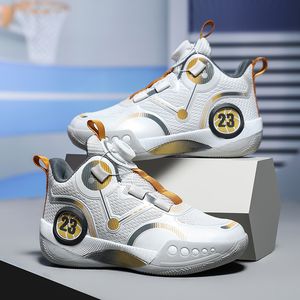 Neue Ankunft Kinder Basketball Schuhe High Top Non-rutsch Kinder Sport Schuhe für Jungen Laufende Turnschuhe Atmungsaktive Kinder Schuhe