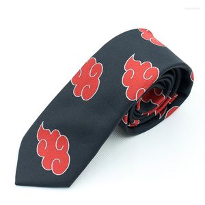 Bow Ties anime czerwona chmurka mundur mundur mężczyzn kobiety Student krawat Halloween Cosplay Cosplay Akcesoria