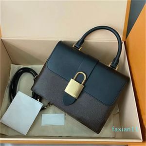 Locky TOTE Bag Wysokiej jakości skórzana crossbody Metal METAL Classic Clutch Torby Luksusowe projektanta drukowane wzór Mono torebki na ramię