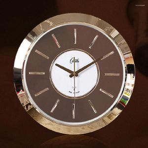 Wall Clocks Quartz Clock Decoration Home Gift Art Luxury Unique Living Room Hands Gold Round Silent Glass Reloj Decor