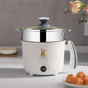 1pc Electric Rice Cooker: Multifunctional Non-stick Cooker for Student Dorms, Cooking Noodles, Hot Pot & More!
