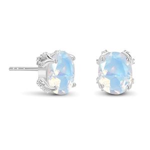 2023 Hot Selling S925 Sterling Silver i Japan och Sydkorea, fashionabla och avancerade design, Moonlight Stone Earrings for Women