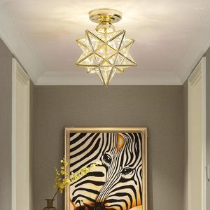 Lampadari LED Moderno design creativo Lampadario a navata in acrilico Lampada per corridoio Balcone Loft Hall Ingresso Home Deco Light Illuminazione interna