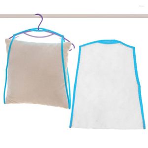 Hangers Drying Pillow Hang Net Sleeping Folding Laundry Rack For Clothes Dryer Storage Bag