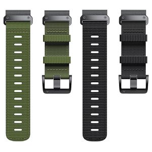 시계 밴드 QuickFit 22mm 야외 스트랩 Garmin Forerunner 965 Woven Nylon Strap Forerunner 955 945 935 브레이슬릿 230724에 적합합니다.