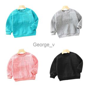 Hoodies Sweatshirts New Autumn Children's Sweater Girls' Jacquard Sweater Boys Cloth Kid Winter Sports Sweatshirts Children Clothing J230724