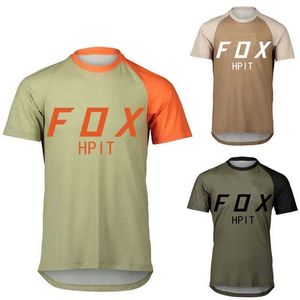 Herren-T-Shirts 2023 Motocross-Trikot MTB Downhill Jersey Radfahren Mountainbike Maillot Ciclismo Homme Schnelltrocknendes Trikot HPIT Fox Damen-Trikots