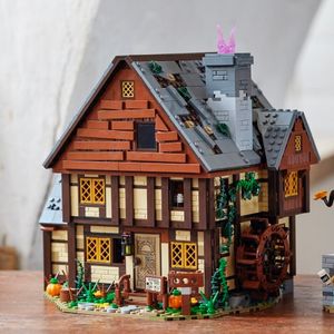 Eylem Oyuncak Figürleri Fikirler Hocus Pocused Tuğlalar Sanderson Sisters'scottage House Yapı Taşları Cadılar Bayramı Çocuk Oyuncakları Hediye Uyumlu 21341 Satış 230724