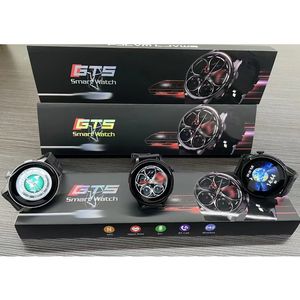 GT5 de 1,28 polegada Round Display Smartwatch BT CHAMADA FITNESS CAIXA RELA RELOJ INTELIGENTE Monitor de carregamento sem fio Smart Watch Slow