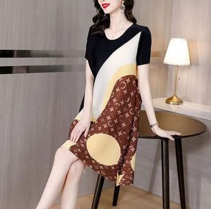 Women Casual Dresses puff Luxury Designer Letter Print Dresses Elegant A Line White Party Female Dress clothes