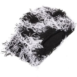 Велосипедные шапки маски зимняя одежда Ski Balaclava Men Men Furry Mask Mens Head Обертывание ветропроницаемой шейной шапочки вязаная графика 230706 230721