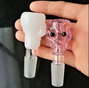 Tubi di vetro Fumo di narghilè soffiato Fabbricazione Bong soffiati a mano Testa alveolare del cranio