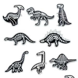ピンブローチクリエイティブミニ恐竜ラペルブローチパンク古代動物エナメルピンハットバッジキッズフレンズジュエリーギフトドロップ配信