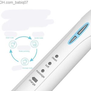 Zahnbürste Hot SN901 Ultraschall-Schall-Elektro-Zahnbürste, wiederaufladbare Zahnbürsten mit 4 Ersatzköpfen, 2-Minuten-Timer-Bürste Z230724