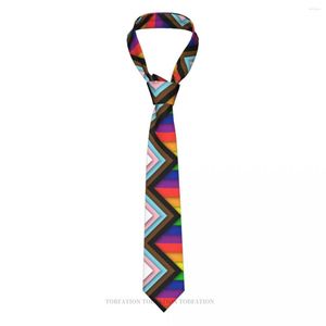 Fliegen LGBTQ Flagge Gay Pride LGBT Liebe 3D-Druck Krawatte 8 cm breit Polyester Krawatte Hemd Zubehör Party Dekoration