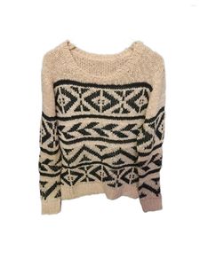 Kvinnors tröjor Kvinnor långärmade varnar kvinnlig pullover Kinted Tops Jumper Clothes Casual Loose Winter Coats Korean Fashion