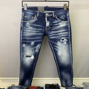 Recém-chegados D2 Mens Luxury Designer Denim Jeans Buracos Calças Dsquare Coolguy Biker Pants Clothing 2#99826mksanea4