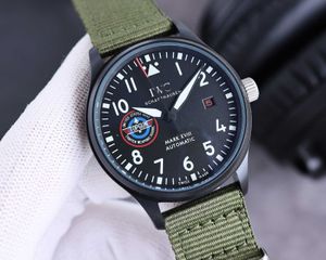 IWC Мужские часы-пилот Механические наручные часы Высокое качество с автоматическим механизмом Uhr Prx Luxe с коробкойВысококачественный магазин оригинал